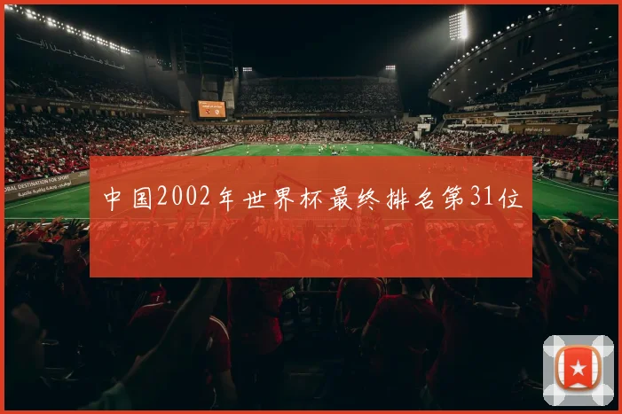 中国2002年世界杯最终排名第31位